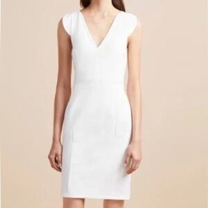 French connection white midi dress